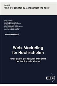 Web-Marketing Fur Hochschulen Am Beispiel Der Fakult T Wirtschaft Der Hochschule Wismar