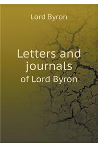 Letters and Journals of Lord Byron