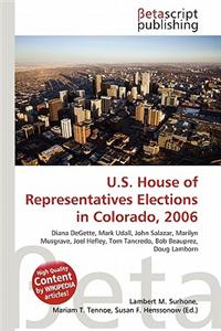 U.S. House of Representatives Elections in Colorado, 2006