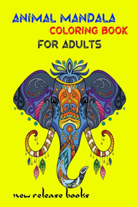 Animal Mandala Coloring Book For Adults