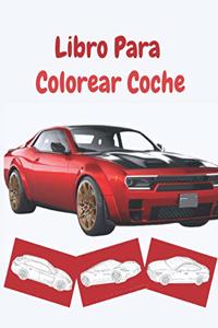 Libro Para Colorear Coche