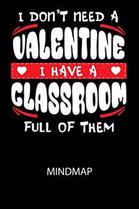I don't need a valentine I have a classroom full of them - Mindmap