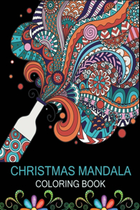 Christmas Mandala coloring book
