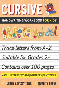 Cursive Handwriting Workbook For Kids