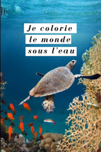 Je colorie le monde sous l'eau