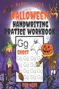 Halloween Handwriting Practice Workbook For Kids