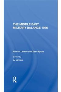 Middle East Military Balance 1986