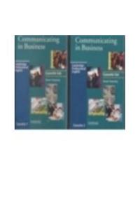 Communicating in Business: American English Edition Audio Cassette Set (2 Cassettes)