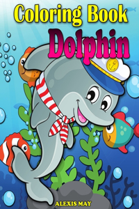 Coloring Book Dolphin