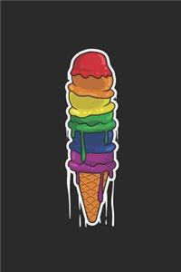 LGBTQ Eis Notizbuch