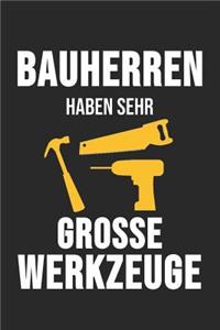 Bauherren Haben Sehr Große Werkzeuge
