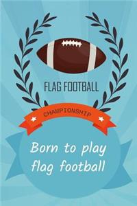 Thick Journal - Back To School Stationery Supplies (119 Pages) - Flag Football