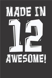 Made in 12 awesome Notebook Journal
