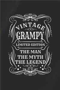 Vintage Grampy Limited Edition The Man The Myth The Legend