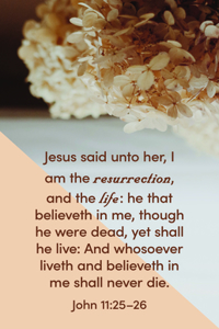 Funeral Bulletin: Jesus Said (Package of 100)