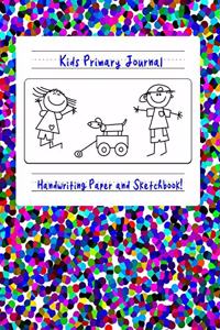 Kids Primary Journal Handwriting Paper and Sketchbook