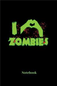 I Love Zombies Notebook