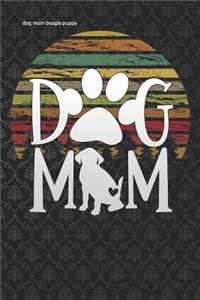 dog mom beagle puppy