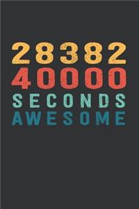 2 838 240 000 Seconds Awesome