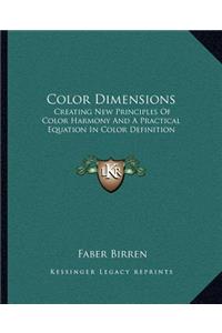 Color Dimensions