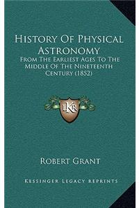 History Of Physical Astronomy