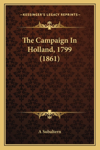 Campaign In Holland, 1799 (1861)