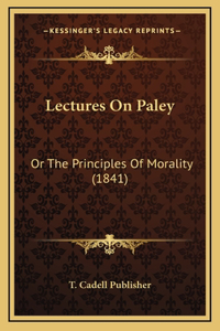 Lectures On Paley