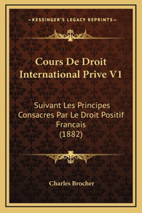 Cours De Droit International Prive V1