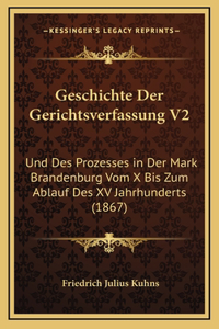 Geschichte Der Gerichtsverfassung V2