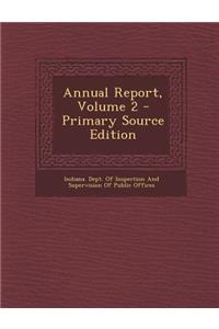 Annual Report, Volume 2