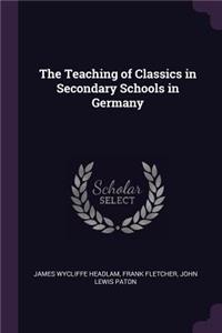 Teaching of Classics in Secondary Schools in Germany