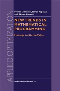 New Trends in Mathematical Programming