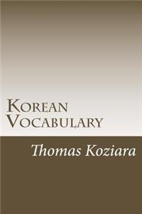 Korean Vocabulary