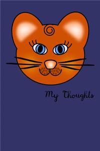 My Thoughts: Blank Lined Journal