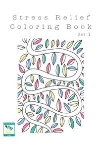 Stress Relief Coloring Book Set 1