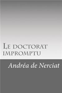 Le doctorat impromptu