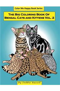 The Big Coloring Book Of Bengal Cats and Kittens