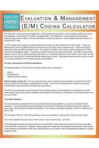 Evaluation & Management (E/M) Coding Calculator