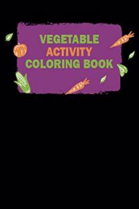 Vegetable Activity Coloring Book