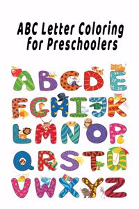 ABC Letter Coloring Book For Preschoolers