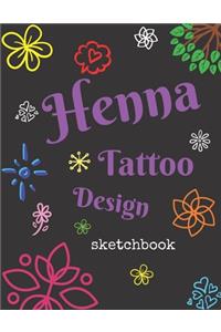 Henna Tattoo Design Sketchbook