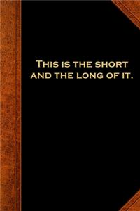 2020 Daily Planner Shakespeare Quote Short Long Of It 388 Pages