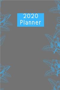 2020 Monthly Planner - Floral design, 6x9