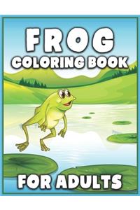 Frog Coloring Book for Adults