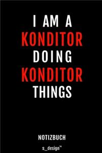Notizbuch für Konditoren