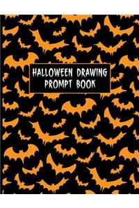 Halloween Drawing Prompt Book: 31 Prompts Perfect for Kids Teens and Adults