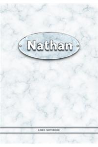 Nathan - Lined Notebook