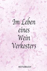 Im Leben eines Wein Verkosters Notizbuch