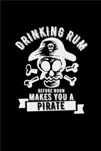 Drinking rum pirate