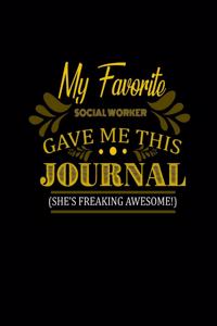 My Favorite Social Worker Gave Me This Journal She's Freaking Awesome